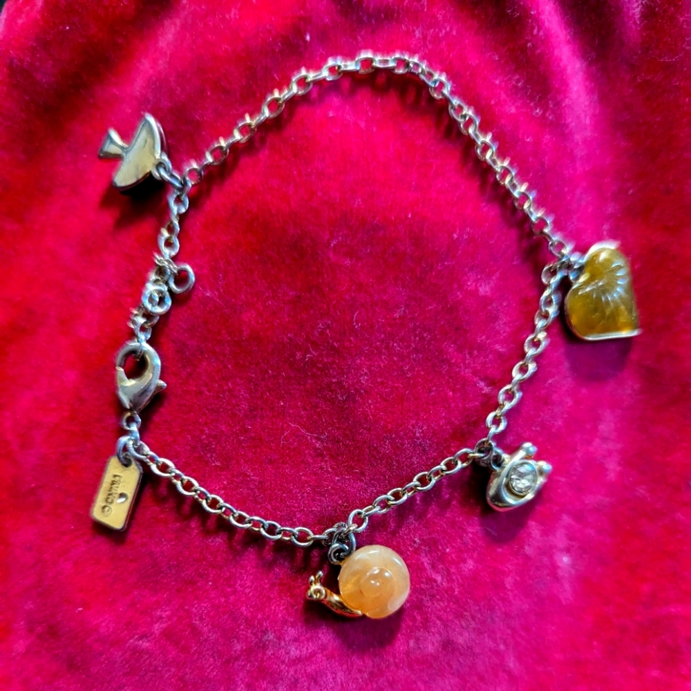 Vintage Coach Charm Bracelet